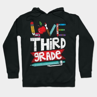 Love Third Grade Hoodie